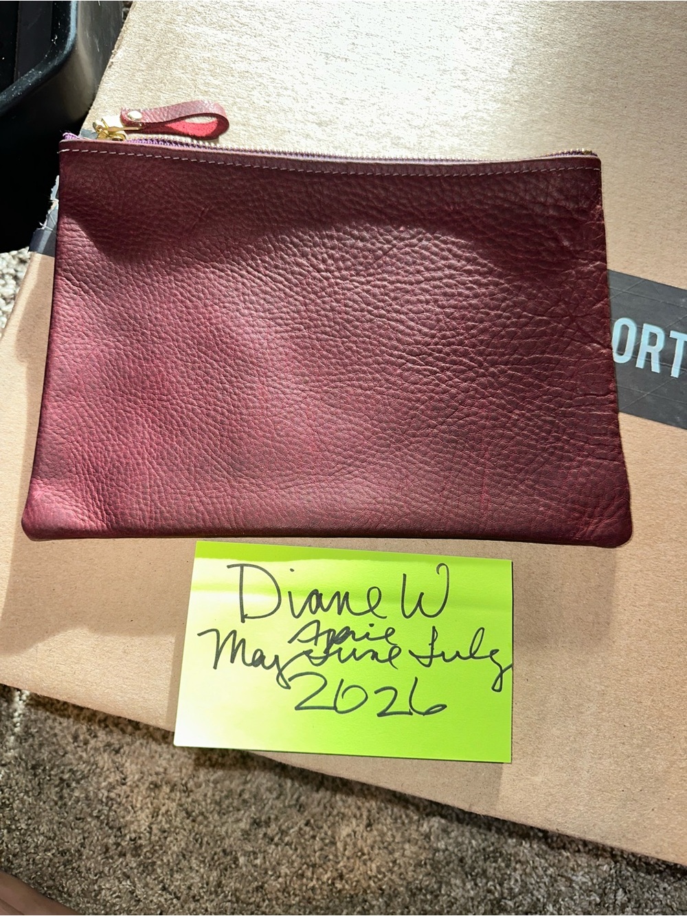 KMM purple Kodiak medium pouch